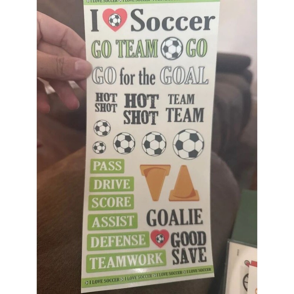 Soccer Sticker Sheet